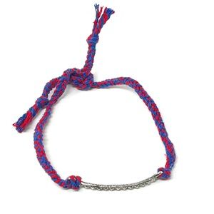 New Free People Adjustable Friendship Metal Textile Bracelet